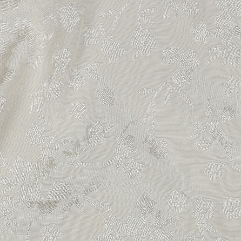 Viskose Jacquard - Blümchen ecru
