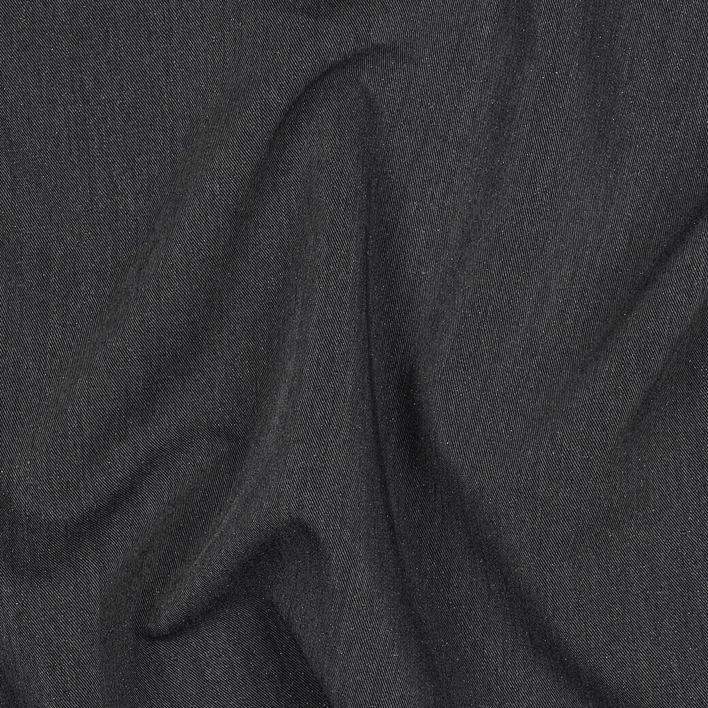 Gabardine - schwarz melange mit Glitzer