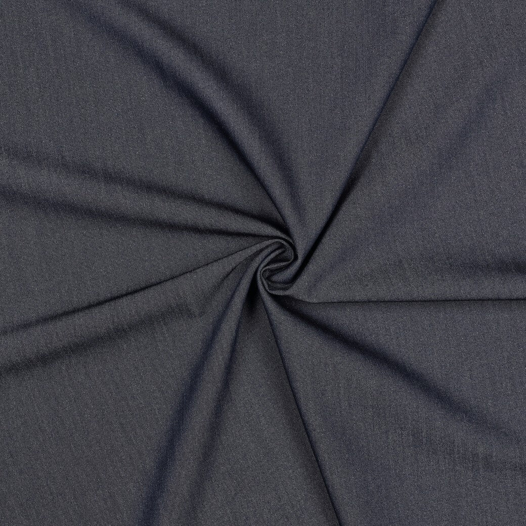 Gabardine - jeans melange mit Glitzer