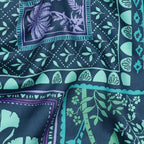 Baumwoll Satin "Patchwork" - grün