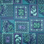 Baumwoll Satin "Patchwork" - grün
