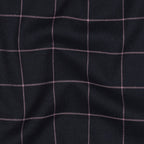 Viskosegemisch "Check" - navy/pink