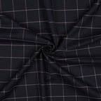 Viskosegemisch "Check" - navy/pink