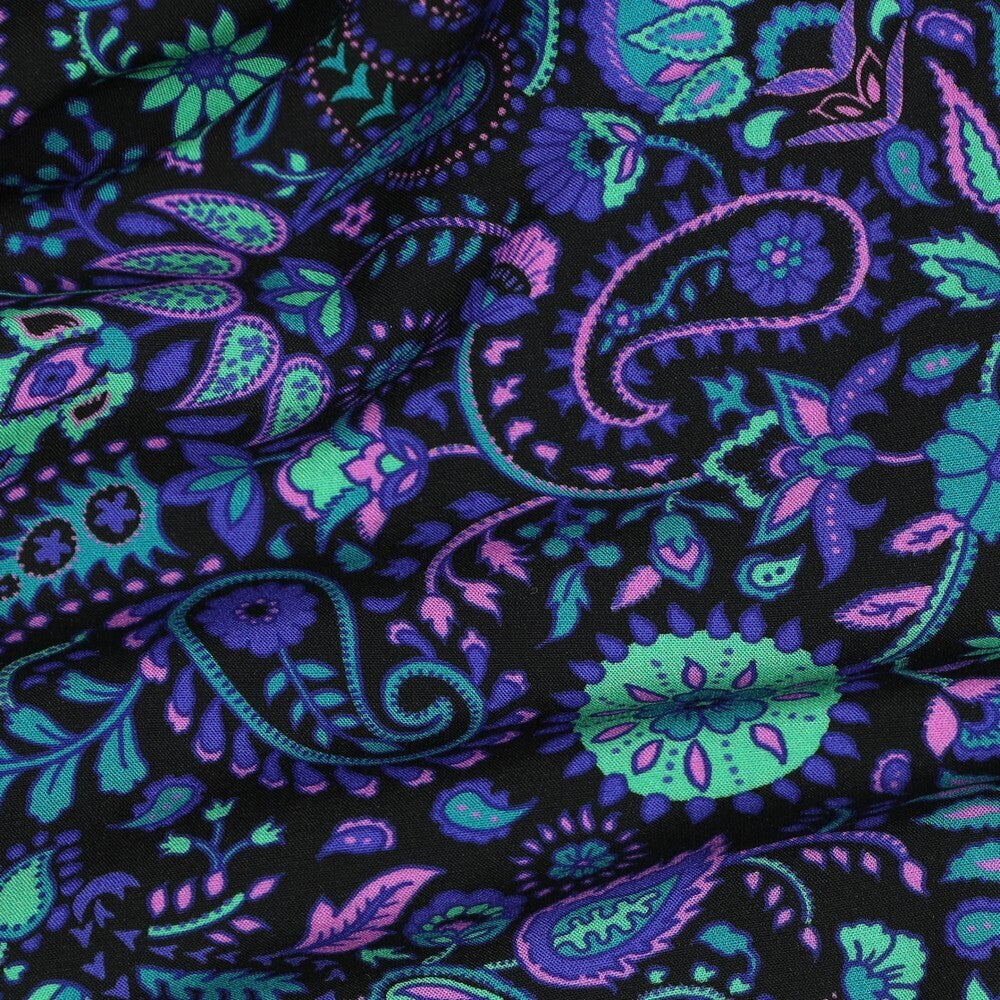 Viskose "Paisley" - schwarz (LENZING™ ECOVERO™)