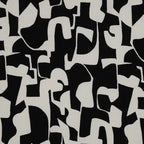Viskose "abstract" - schwarz/offwhite *Videovorstellung*