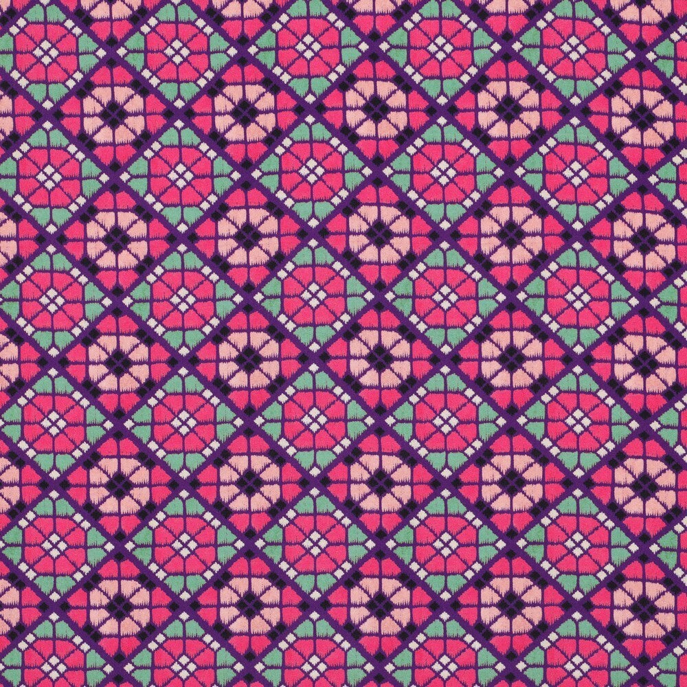 Viskose Muster - pink (LENZING™ ECOVERO™)
