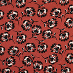 Viskose Stretch Twill Flower - terracotta *Videovorstellung*