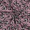 Viskose Stretch Twill Flower - malve *Videovorstellung*