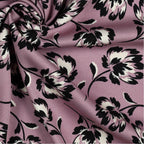Viskose Stretch Twill Flower - malve *Videovorstellung*