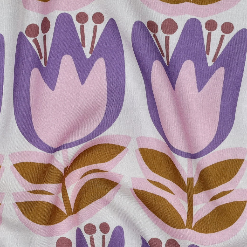 Viskose "Tulpen" - ecru