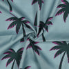 Baumwoll-Voile "Palms" - minze