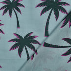 Baumwoll-Voile "Palms" - minze