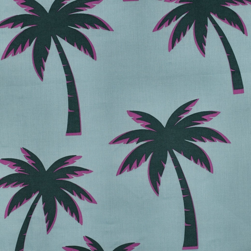 Baumwoll-Voile "Palms" - minze