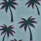 Baumwoll-Voile "Palms" - minze