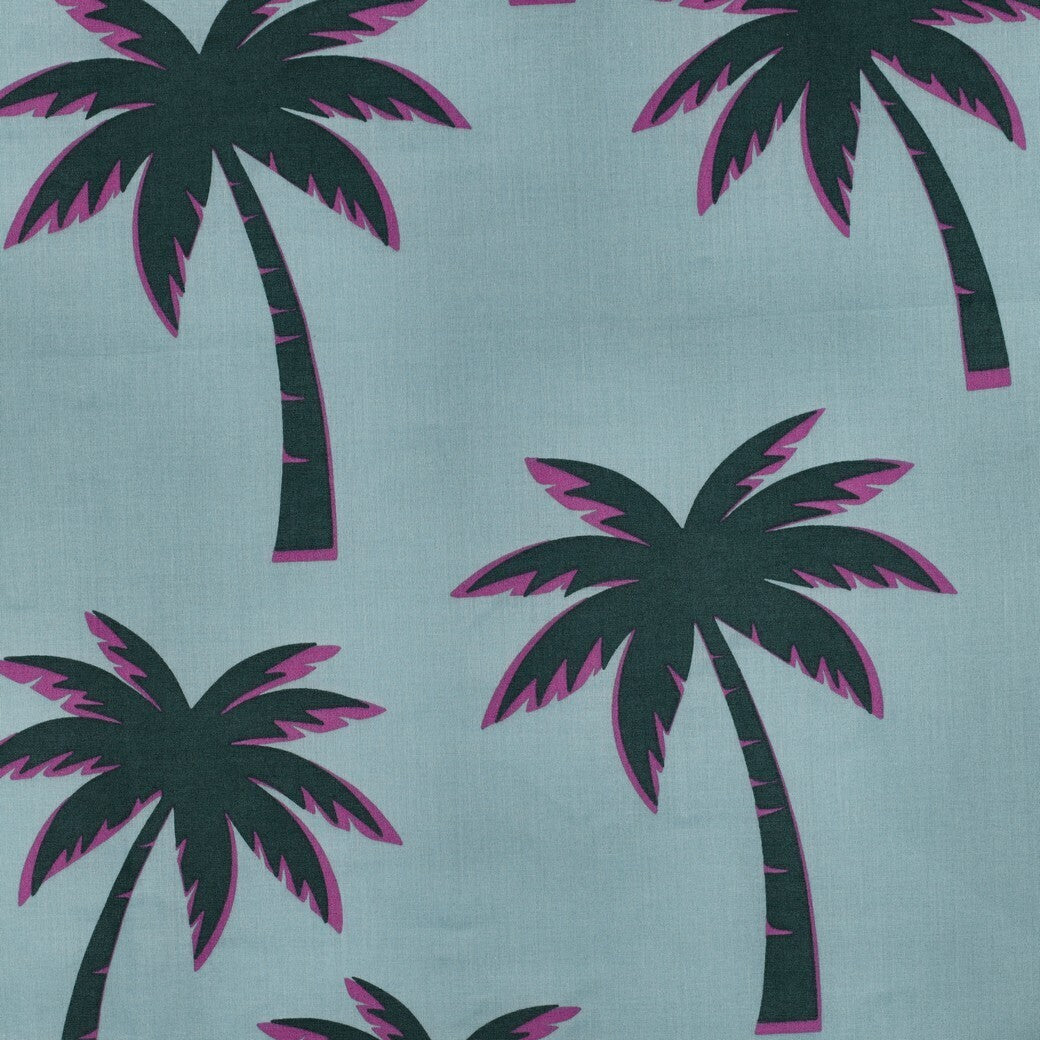 Baumwoll-Voile "Palms" - minze