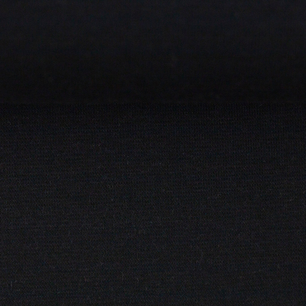 Sweat Uni Basic - schwarz / Stoff "Eike" von Swafing