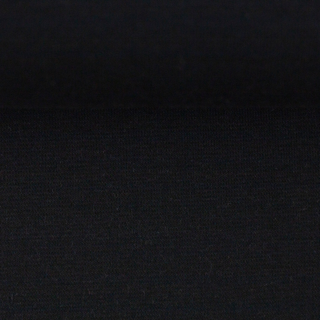 Sweat Uni Basic - schwarz / Stoff "Eike" von Swafing