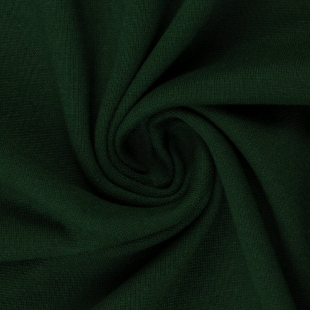 Sweat Uni Basic - dunkelgrün / Stoff "Eike" von Swafing