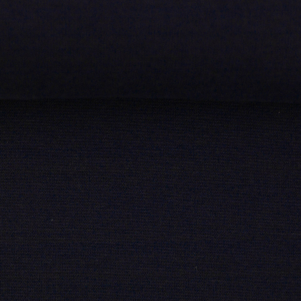 Sweat Uni Basic - dunkelblau / Stoff "Eike" von Swafing