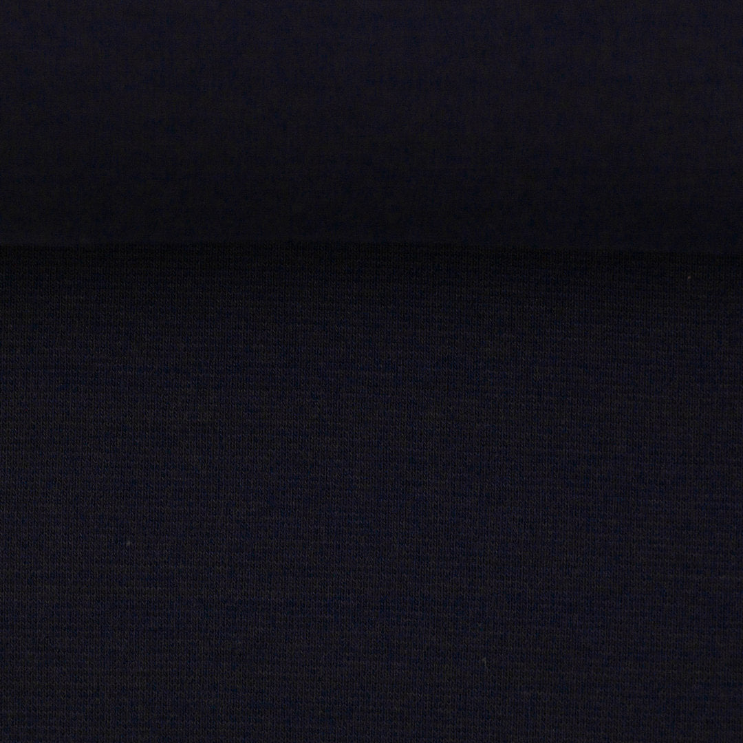 Sweat Uni Basic - dunkelblau / Stoff "Eike" von Swafing
