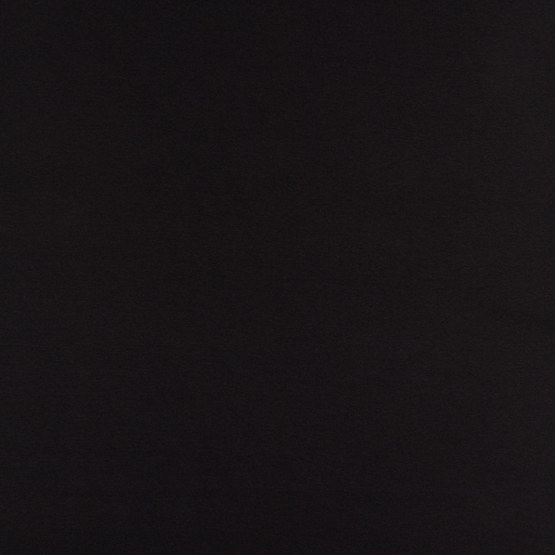Bündchen Uni Basic - schwarz / Stoff "Heike" von Swafing