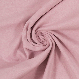 Bündchen Melange Uni Basic - rosa / Stoff "Heike" von Swafing
