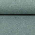 Bündchen Melange Uni Basic - salbei / Stoff "Heike" von Swafing
