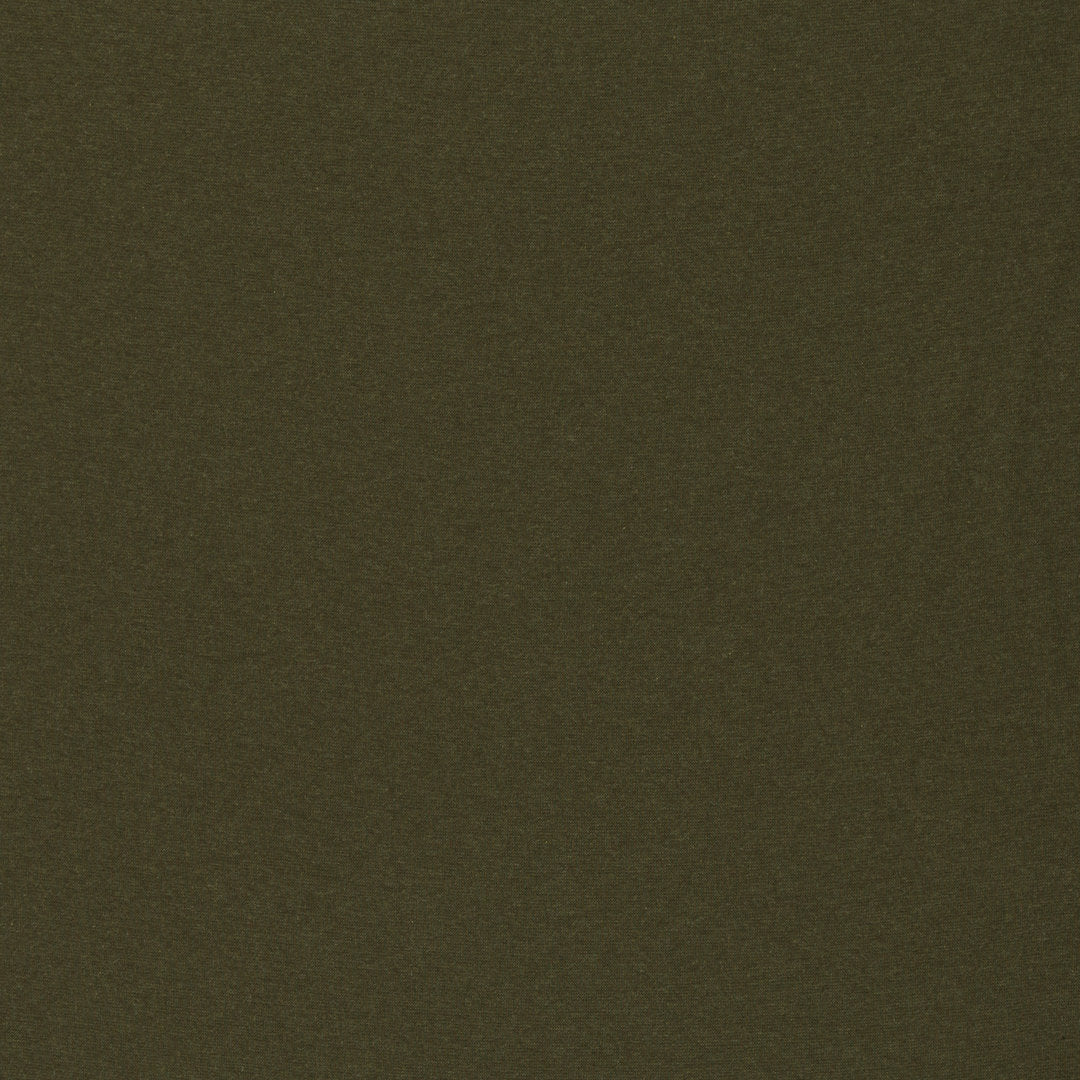 Bündchen Melange Uni Basic - khaki / Stoff "Heike" von Swafing