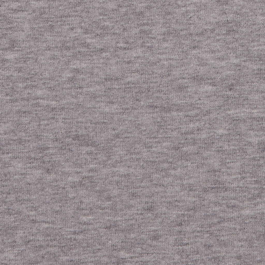 Sweat Melange Uni Basic - hellgrau / Stoff "Eike" von Swafing