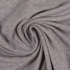 Sweat Melange Uni Basic - hellgrau / Stoff "Eike" von Swafing