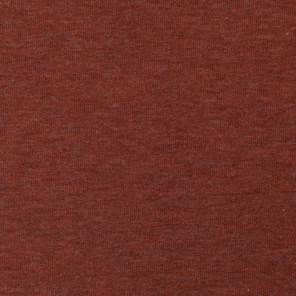Sweat Melange Uni Basic - cognac / Stoff "Eike" von Swafing
