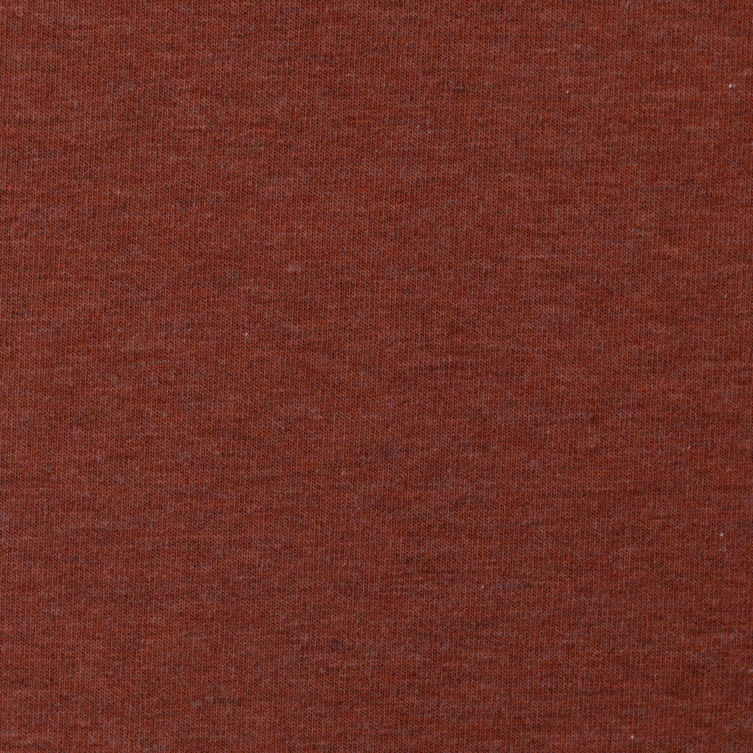 Sweat Melange Uni Basic - cognac / Stoff "Eike" von Swafing