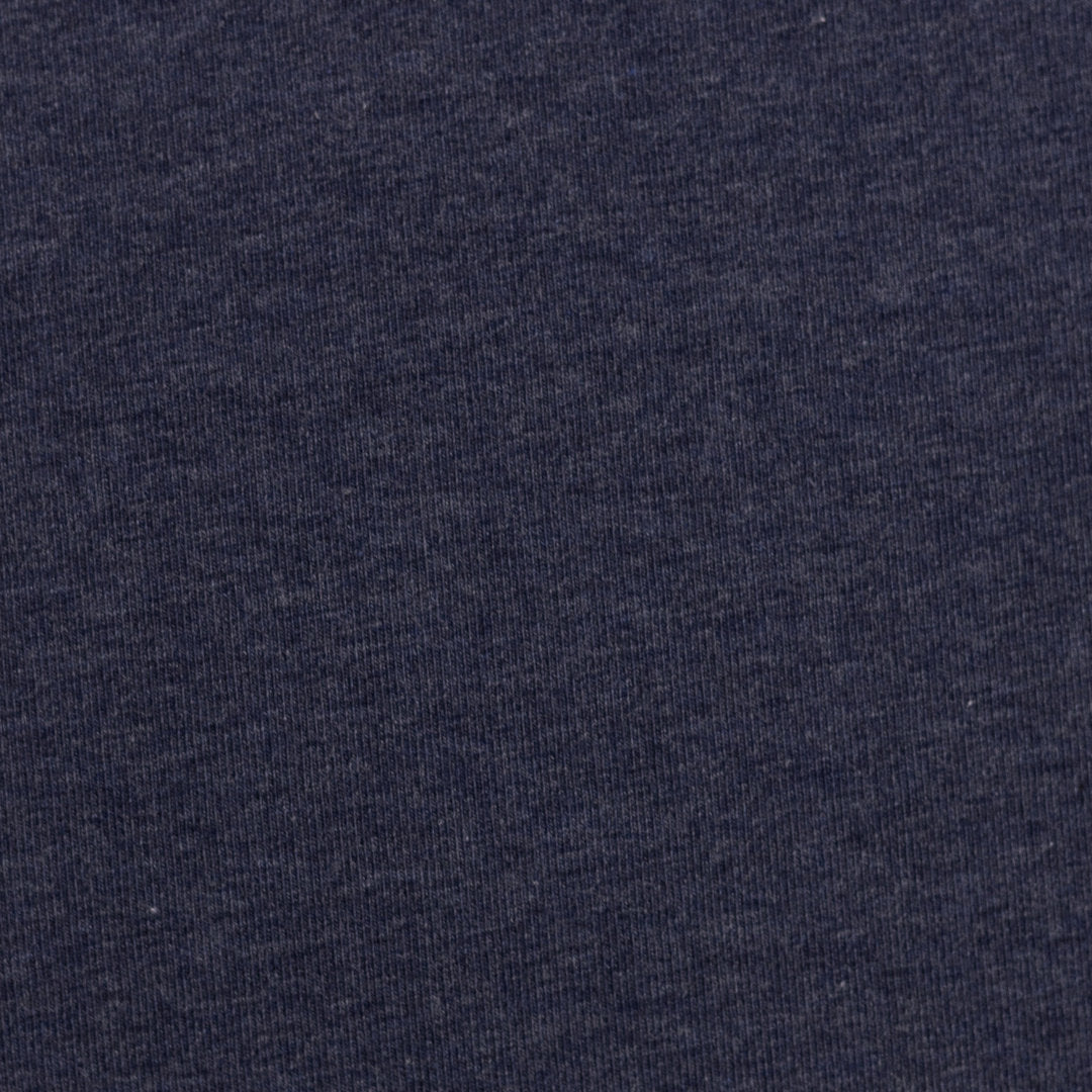 Sweat Melange Uni Basic - dunkelblau / Stoff "Eike" von Swafing