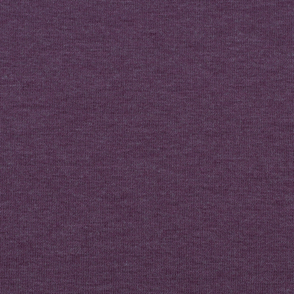 Sweat Melange Uni Basic - beere / Stoff "Eike" von Swafing