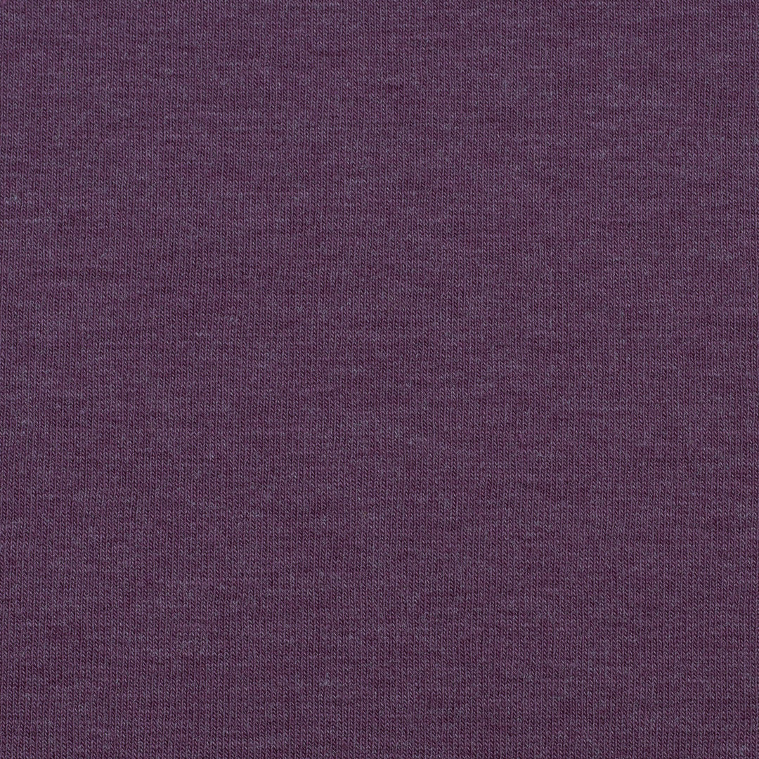 Sweat Melange Uni Basic - beere / Stoff "Eike" von Swafing