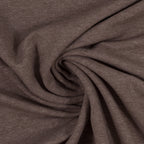Sweat Melange Uni Basic - braun / Stoff "Eike" von Swafing