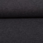 Sweat Melange Uni Basic - anthrazit / Stoff "Eike" von Swafing