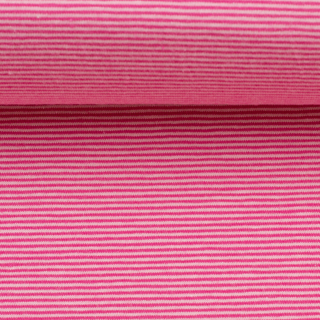 Jersey "Bella" von Swafing - mini Ringel rosa/erika