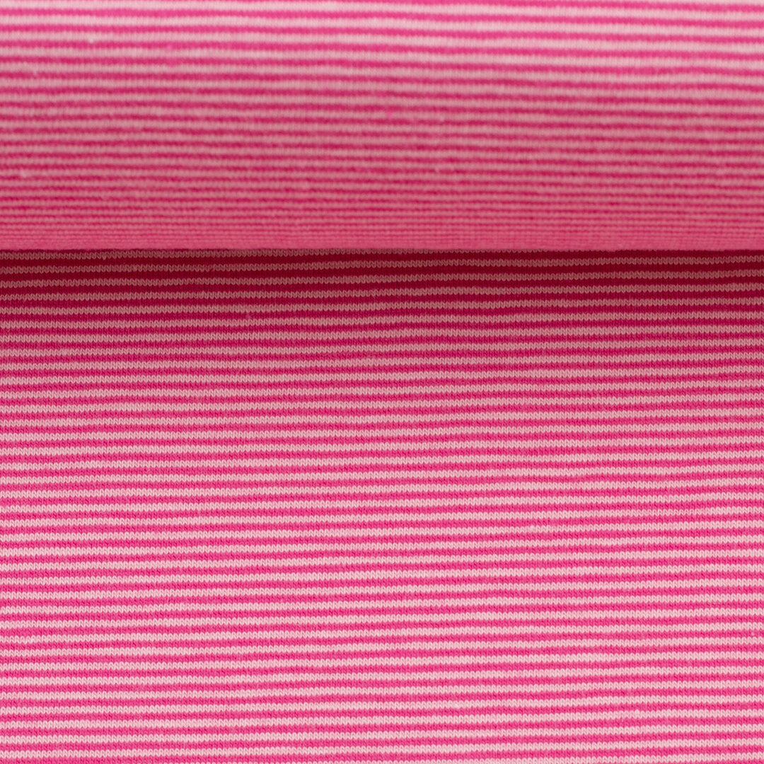 Jersey "Bella" von Swafing - mini Ringel rosa/erika