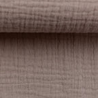 Musselin/Double Gauze "Jenke" von Swafing - beige