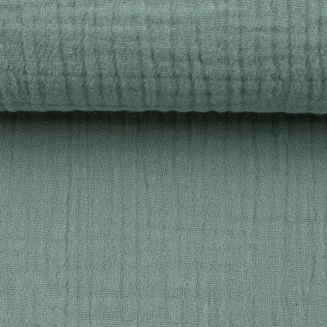 Musselin/Double Gauze "Jenke" von Swafing - salbei