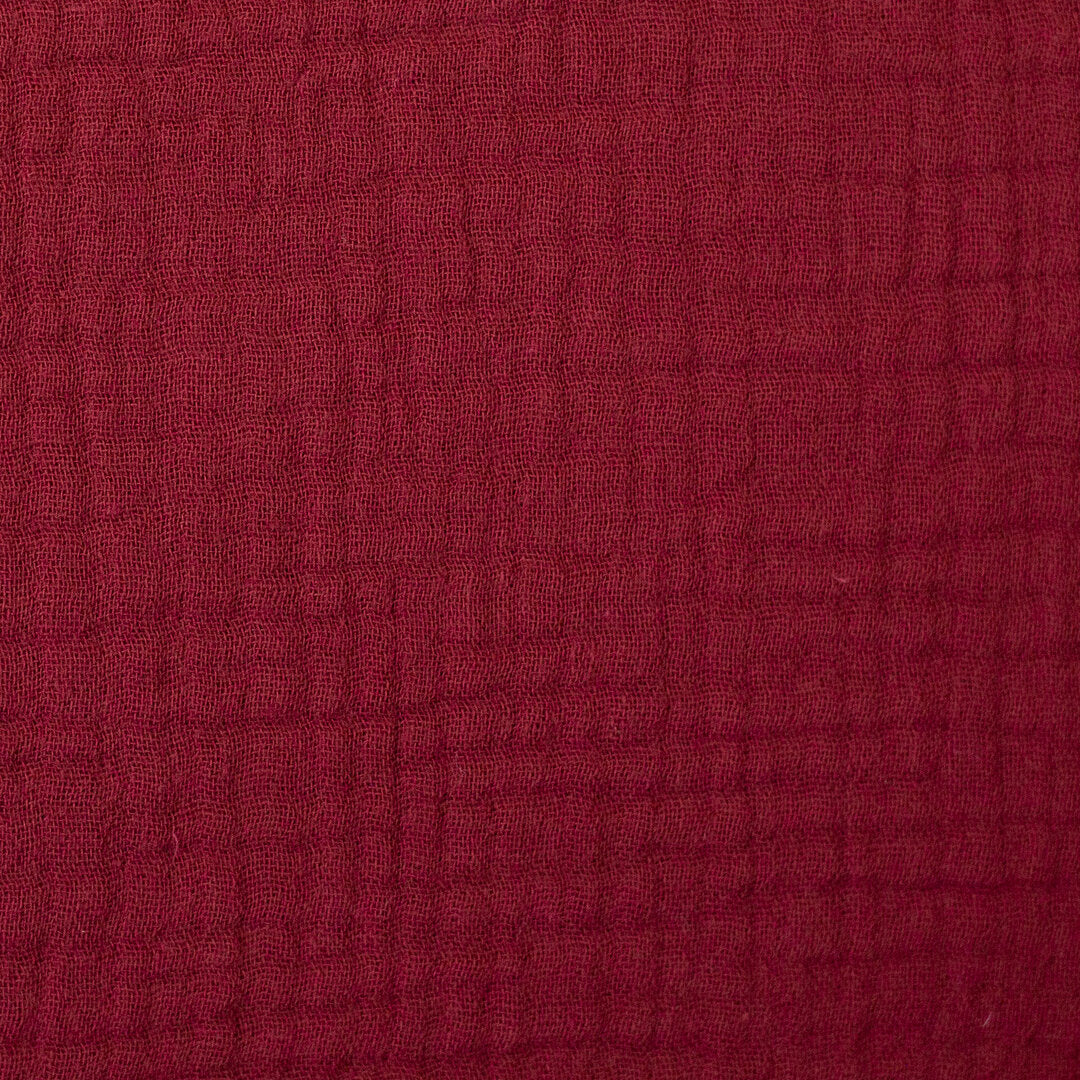 Musselin/Double Gauze "Jenke" von Swafing - burgundy