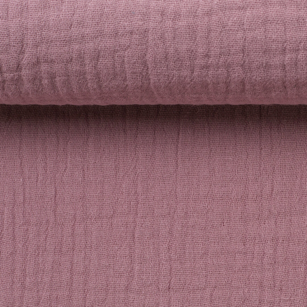 Musselin/Double Gauze "Jenke" von Swafing - mauve
