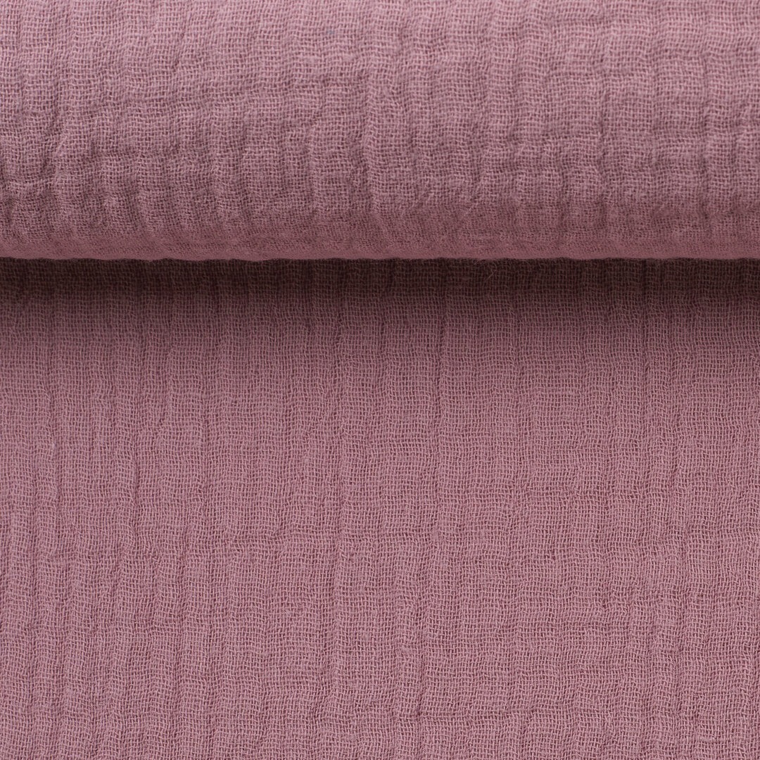 Musselin/Double Gauze "Jenke" von Swafing - mauve