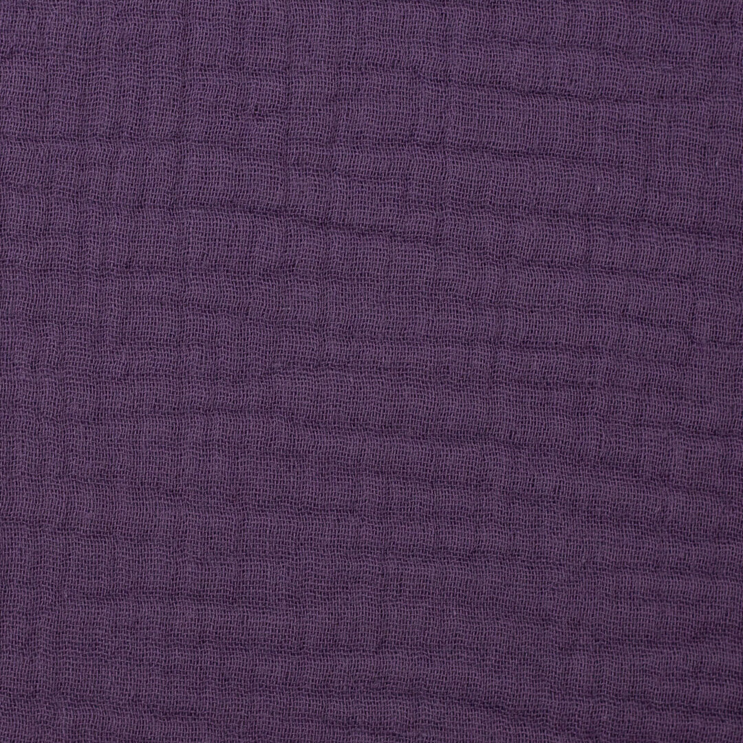 Musselin/Double Gauze "Jenke" von Swafing - purple - Reststück 1,7M