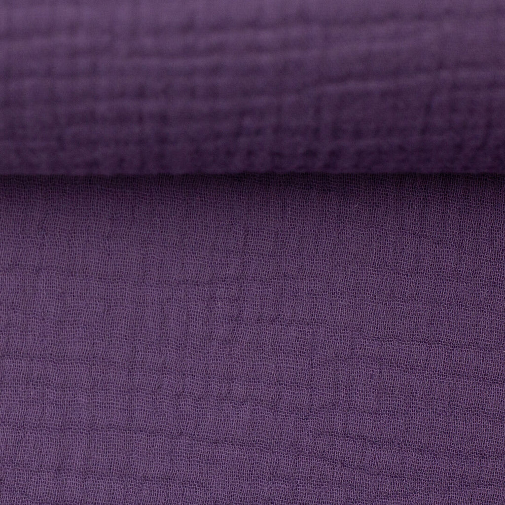 Musselin/Double Gauze "Jenke" von Swafing - purple