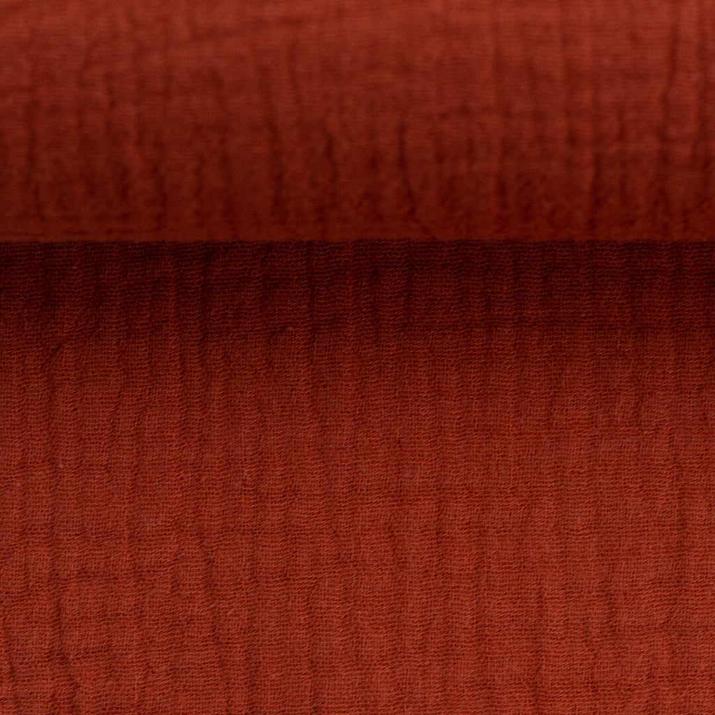 Musselin/Double Gauze "Jenke" von Swafing - terracotta