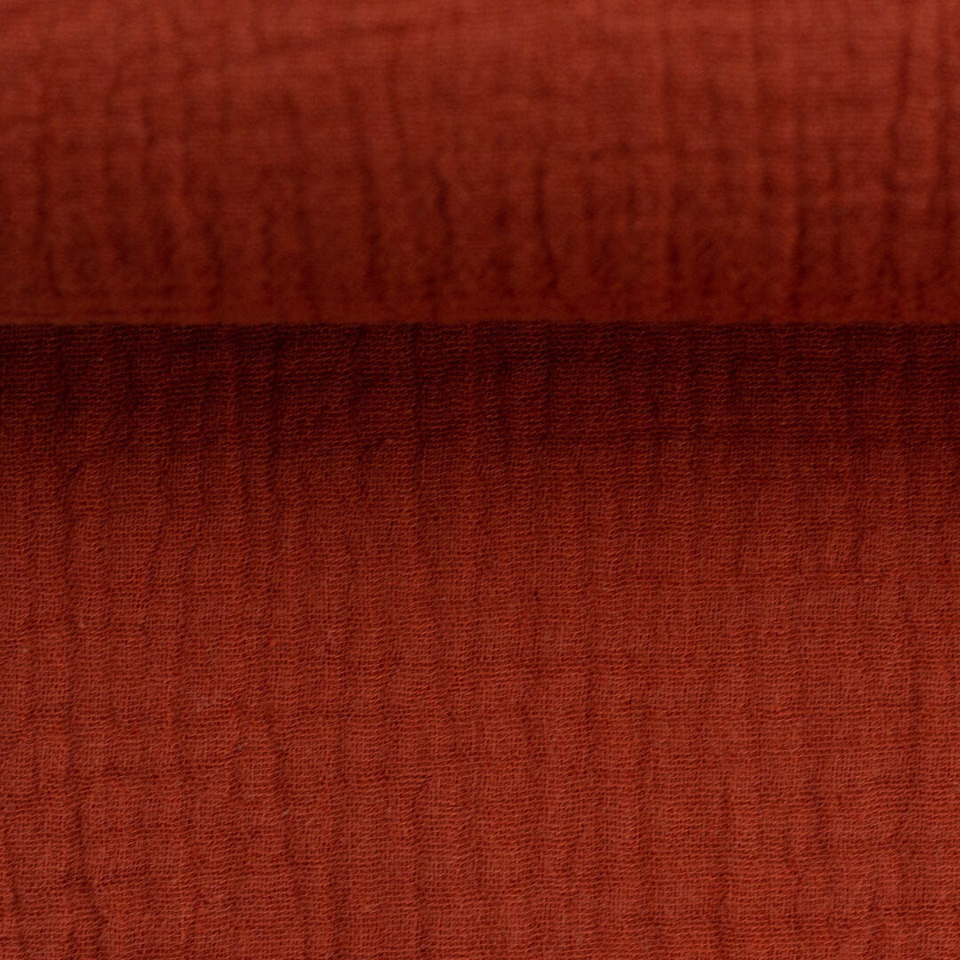 Musselin/Double Gauze "Jenke" von Swafing - terracotta