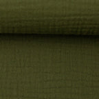 Musselin/Double Gauze "Jenke" von Swafing - oliv