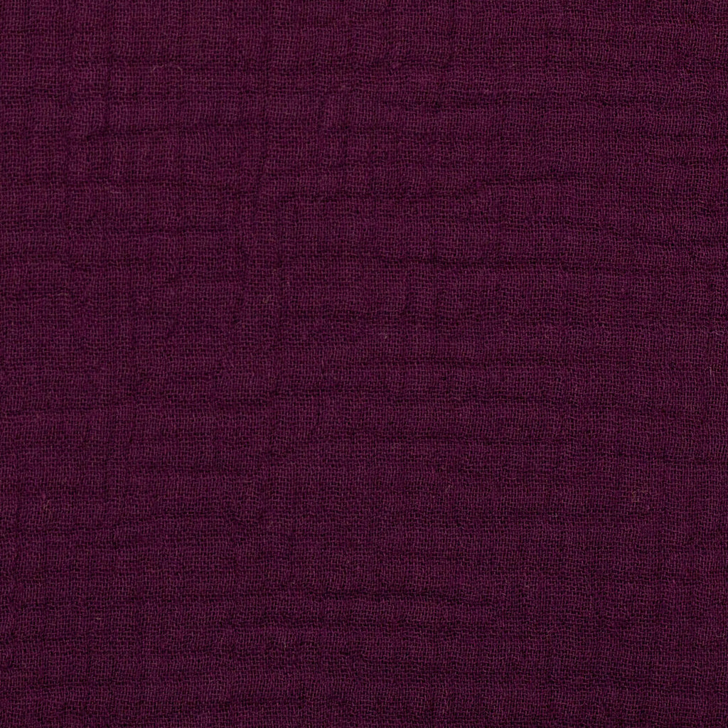 Musselin/Double Gauze "Jenke" von Swafing - aubergine